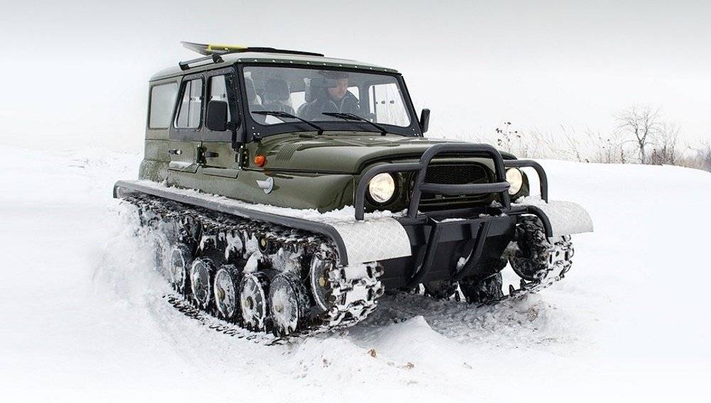 Почти уаз на гусеницах: вездеход звм-2410 "ухтыш"