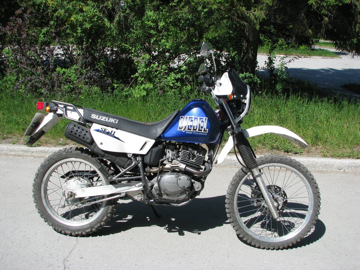Мотоцикл suzuki djebel 200 (dr 200 se) 2003, синий пробег 34030