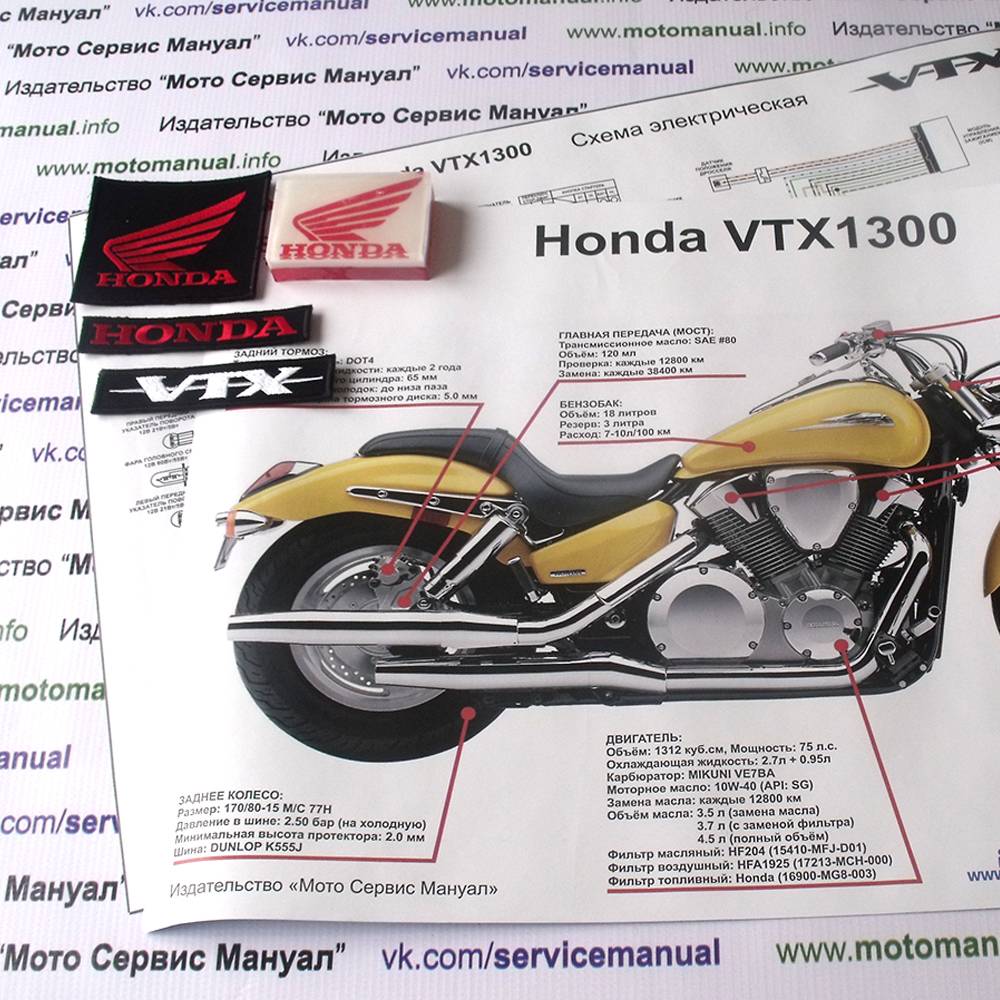 Honda vtx1300s: инструкция и руководство на русском