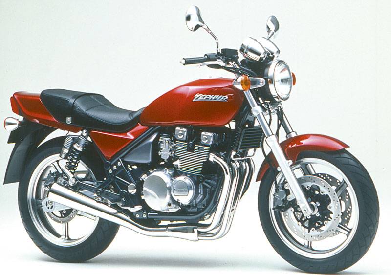 Мотоцикл kawasaki zephyr 550 1994: познаем в общих чертах