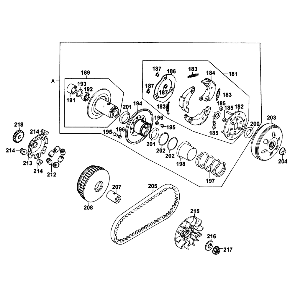 Kymco yager / dink 125cc 200cc scooter printed repair manual