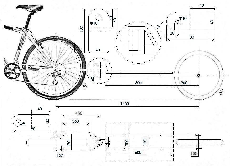 ✅ тележка для велосипеда своими руками - moto-house2019.ru
