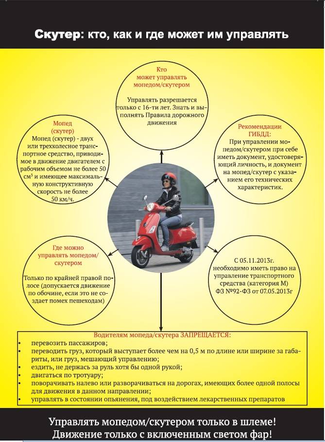Ремонт и обслуживание скутера – соблюдаем правила безопасности
