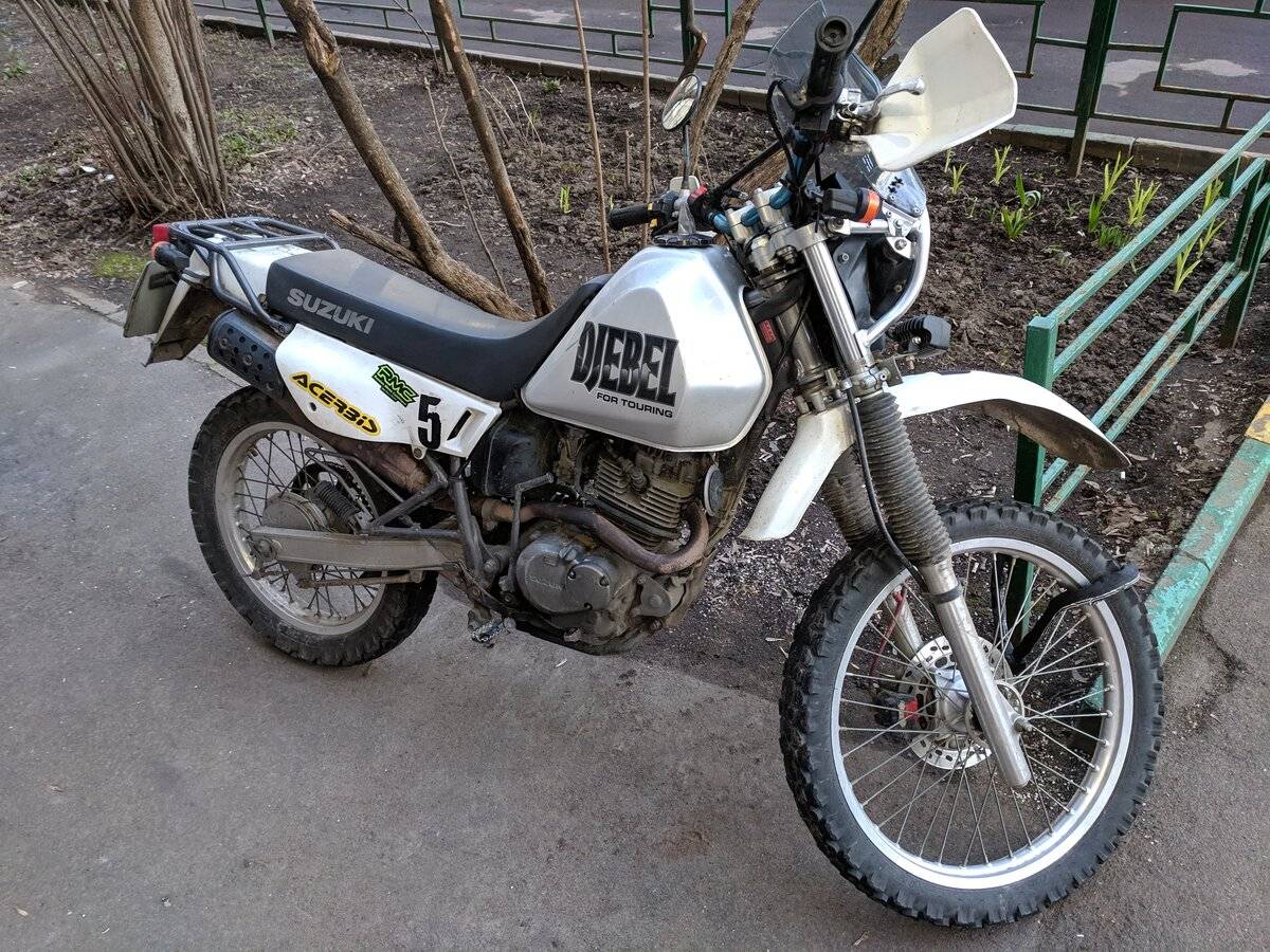 Б/у мотоцикл suzuki djebel 200 (dr 200 se) 2003, синий пробег 34030 с пробегом