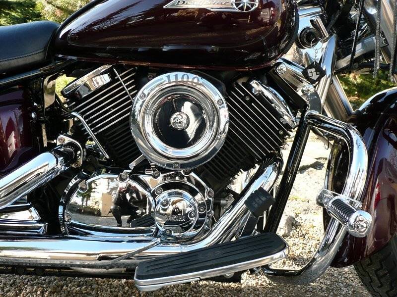 Yamaha xvs 1100 drag star (v-star 1100) — круизер в стиле хай-тек