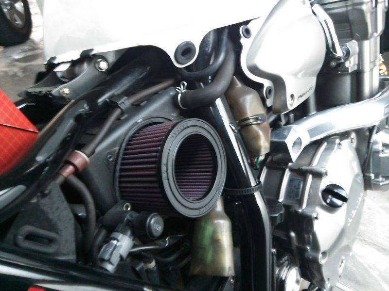 Как заменить воздушный фильтр на honda cb 400 sf
