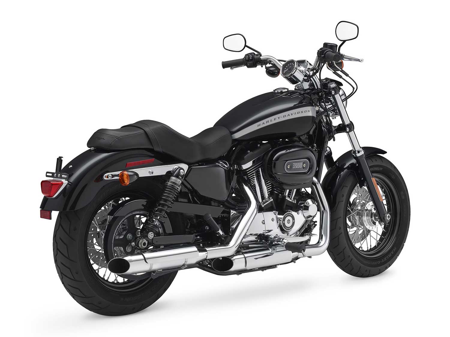 Harley davidson sportster 1200 custom vs harley davidson street 750 - viking bags
