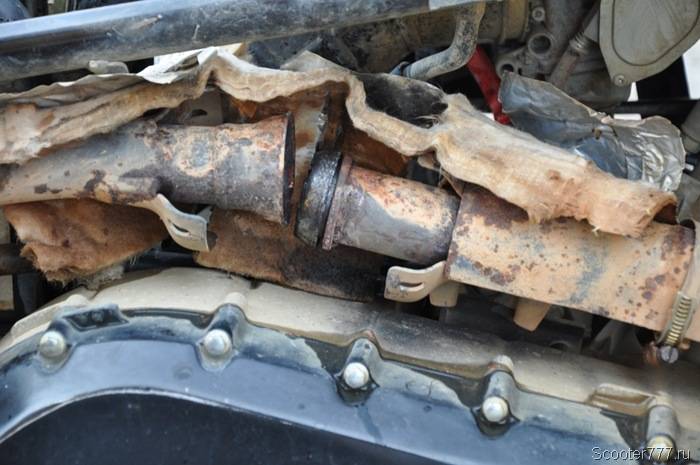 Глушитель для сф мото 500