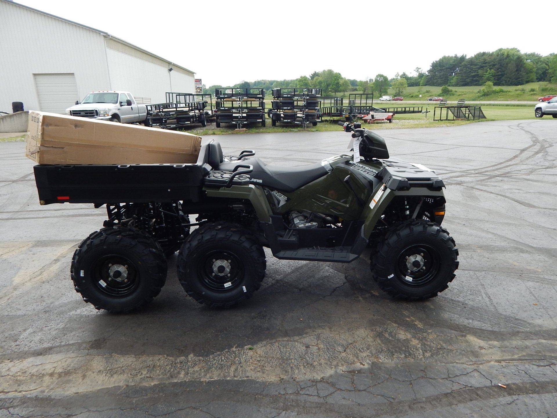 Квадроцикл polaris sportsman big boss 6×6 800 efi: обзор
