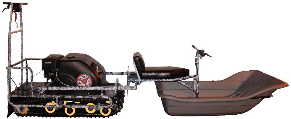 Плюсы и минусы легких мотобуксировщиков на 380-й гусенице — offroadrest.ru