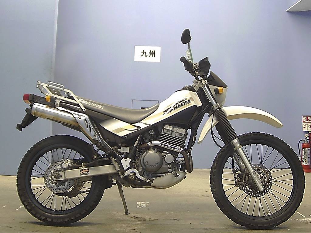 Kawasaki kl250 super sherpa — байк для бездорожья, хотя и не особо шустрый