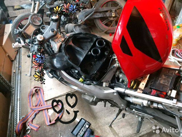 Замена глушителя honda cbr 600 f4i