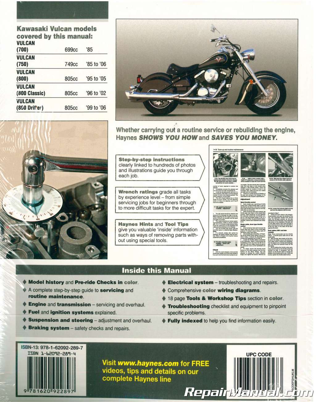 Мануалы и документация для kawasaki vn750 vulcan