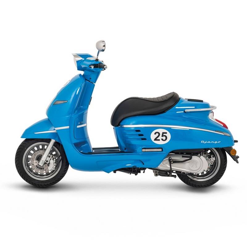 Peugeot django — французская альтернатива легендарным скутерам vespa