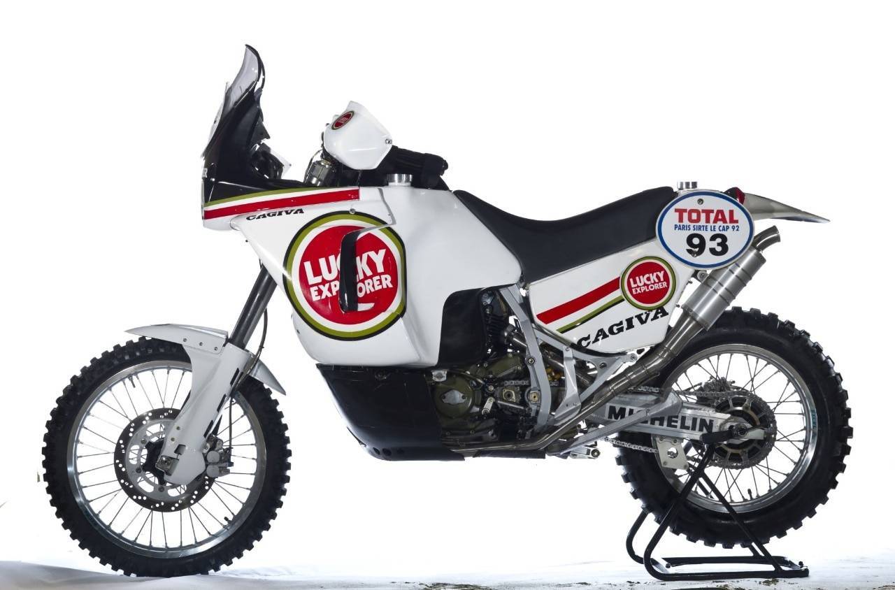 Cagiva elefant moto epoca curiosando anni 80