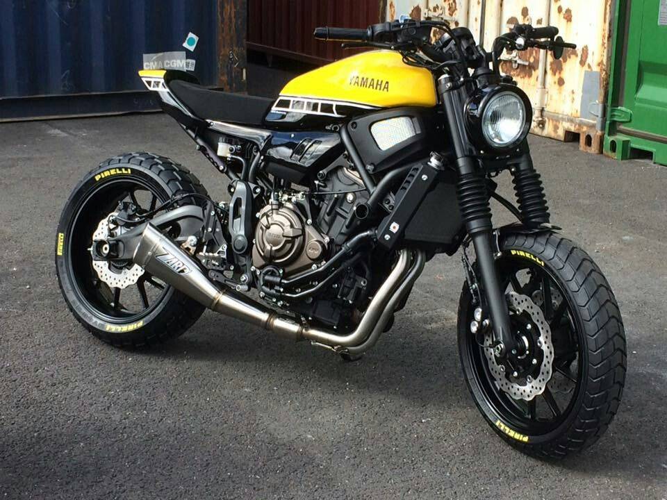 Yamaha MT 07 Скрамблер