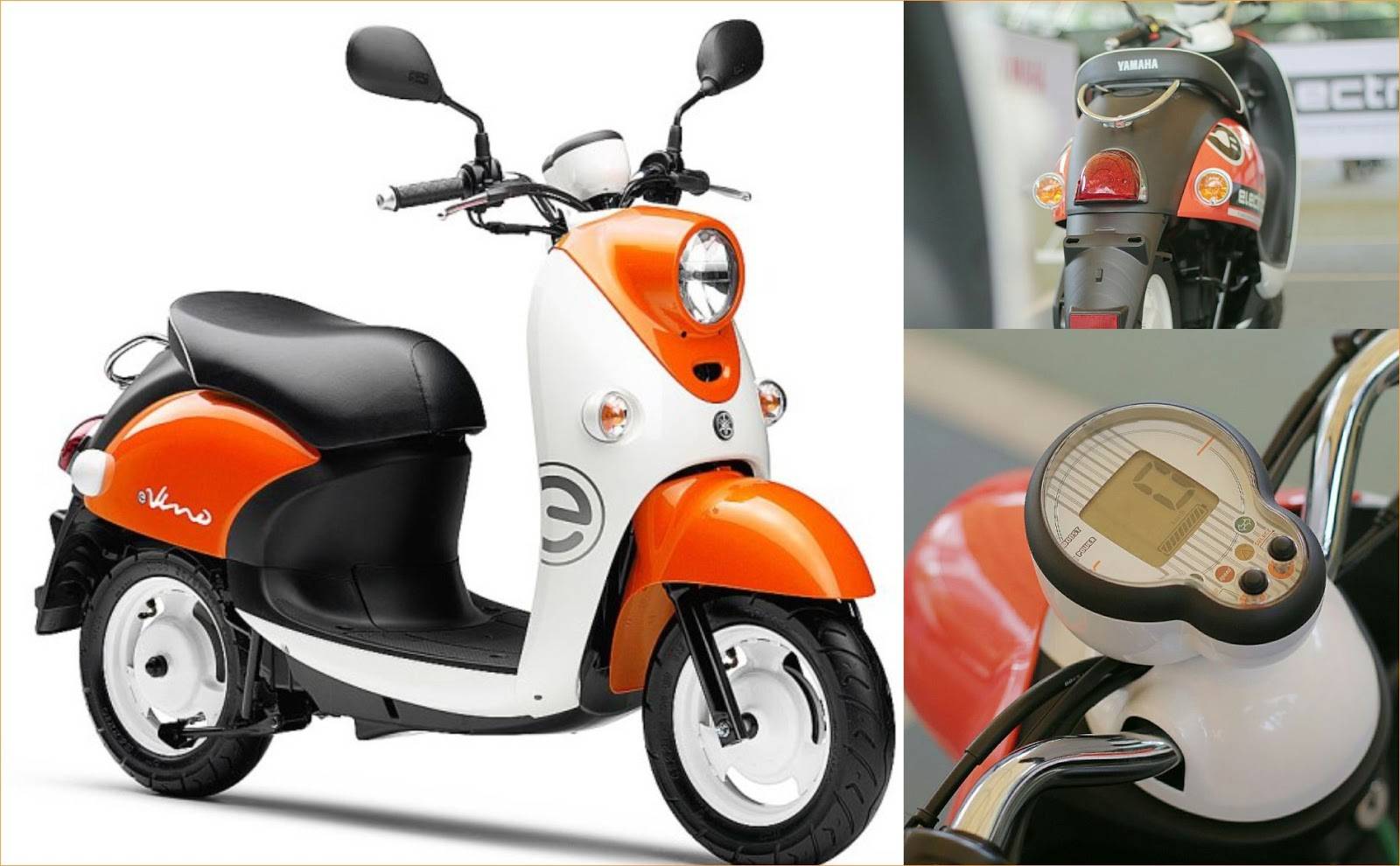 Yamaha представила электрическую модификацию скутера Vino
