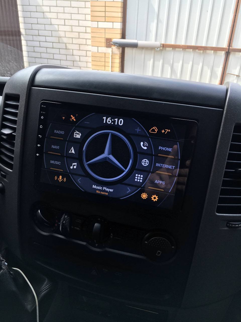 Андроид монитор для mercedes sprinter