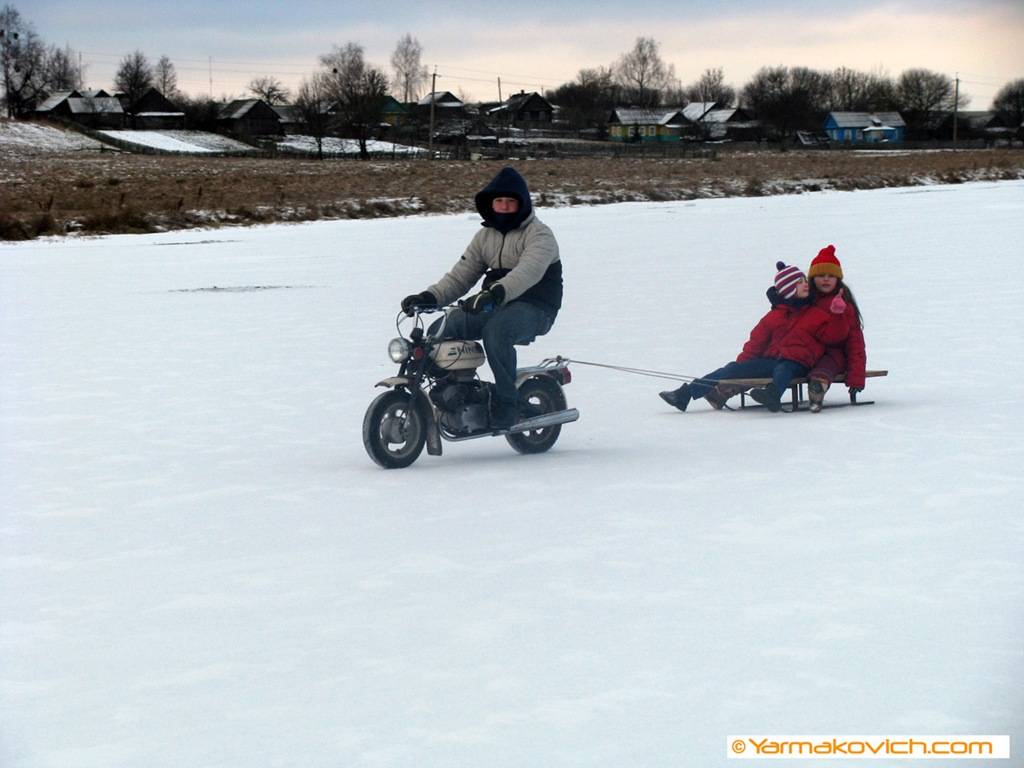 Как ездить на скутере зимой - эксплуатация мопеда зимой