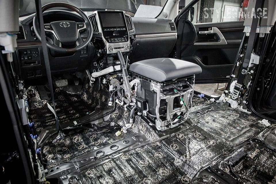 Шумоизоляция toyota land cruiser 200 в москве