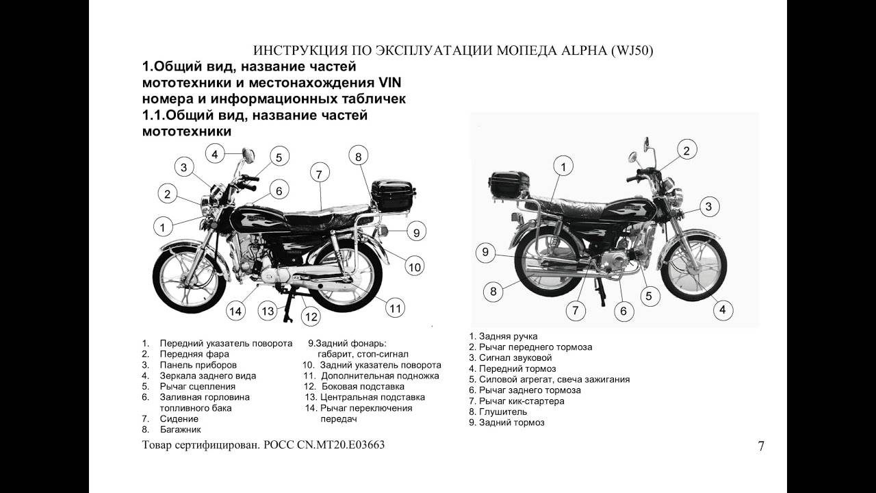 Схема электропроводки мопеда дельта 49 кубов