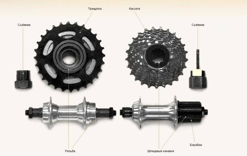 Схема втулки заднего колеса велосипеда стелс