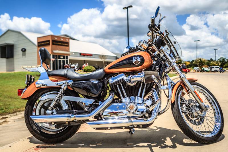 Harley davidson sportster 1200 custom vs harley davidson street 750 - viking bags