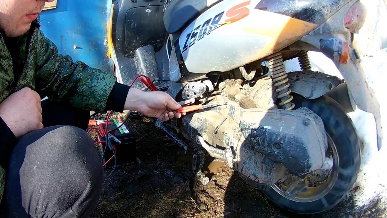Восстановление скутера после зимнего простоя