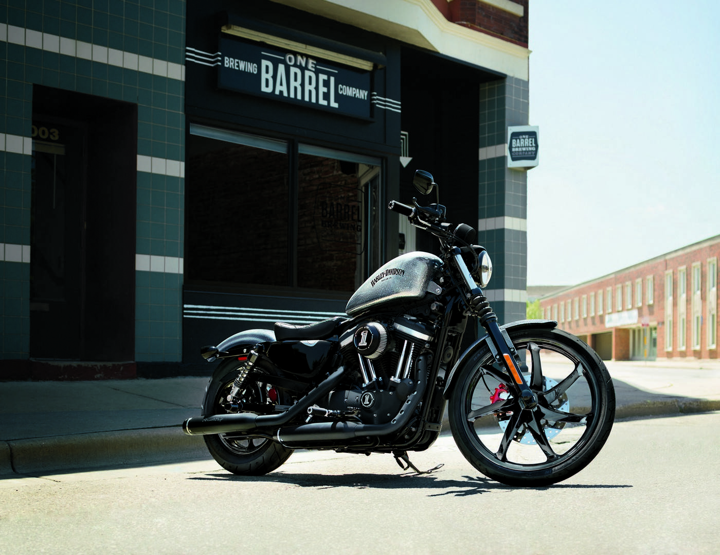 Harley-davidson iron 883, в новом облике, (6 фото)
