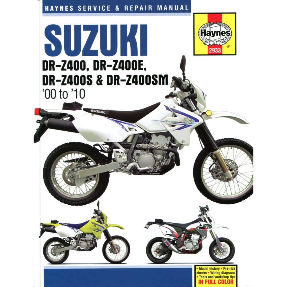 Мануалы и документация для Suzuki DR-Z 400 (S, SM, E)