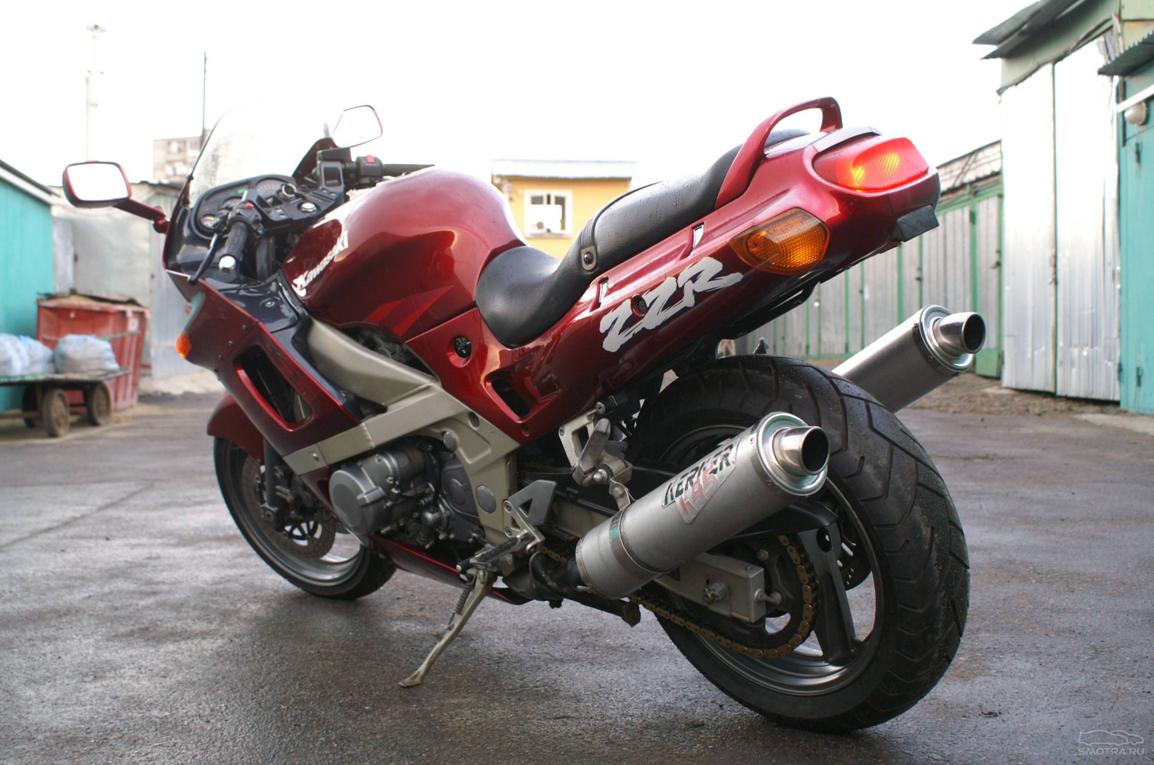 Мотоцикл kawasaki zzr 400 1997 (видео)