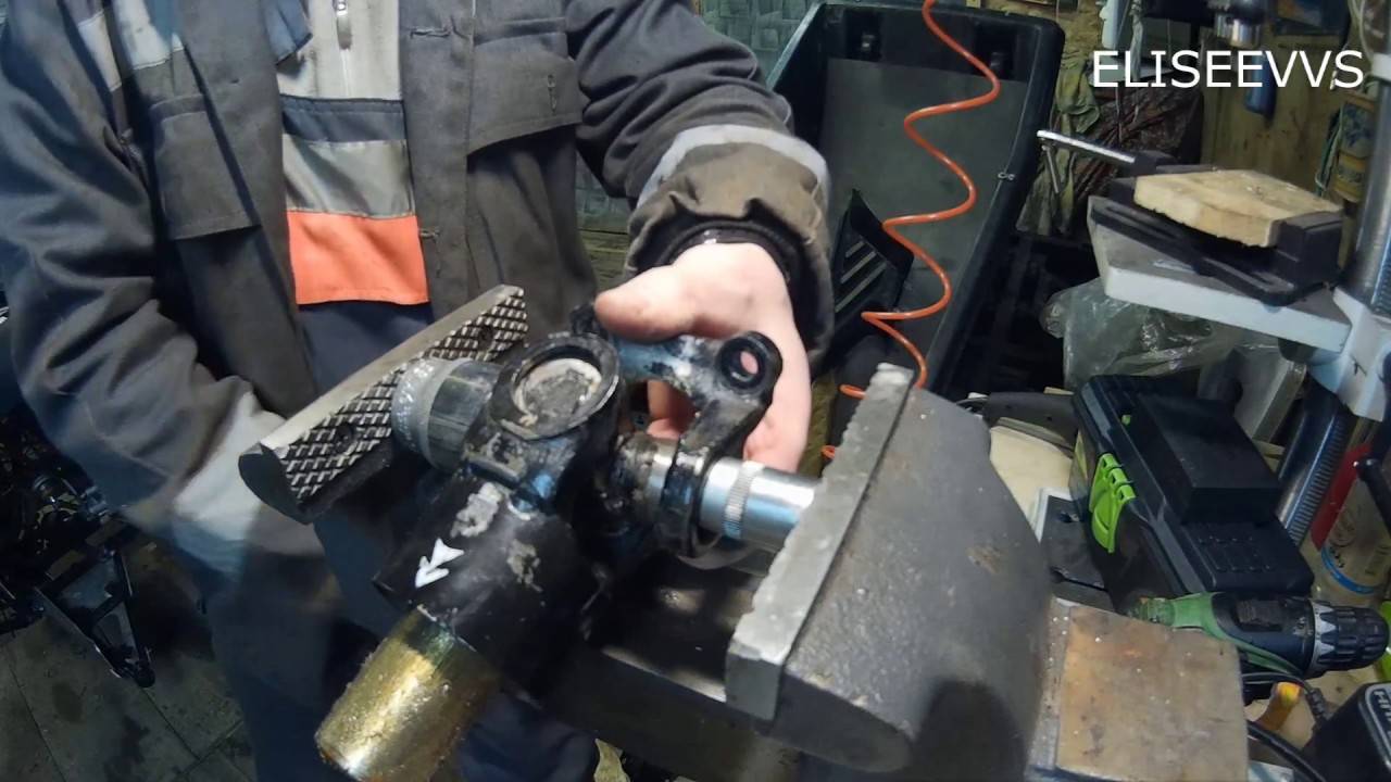 Замена крестовин переднего кардана квадроцикла CF500-A