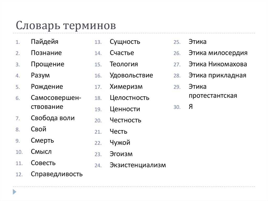 Словарь терминов для скутериста